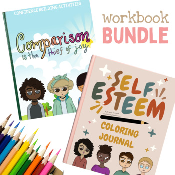 Preview of Self Esteem and Confidence Workbook Bundle