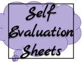 Self-Evaluation/Reflection Sheets