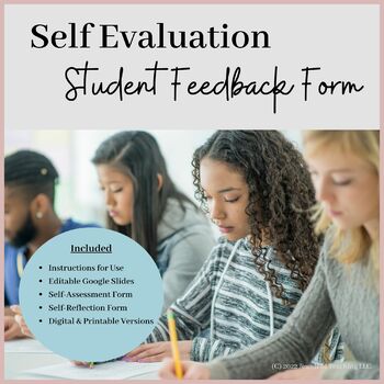 Preview of Self-Evaluation Writing: Grade Easier With Self-Assessment and Reflection