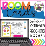 Self Grading 2nd Grade Fractions Worksheets Boom Cards