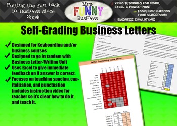 Preview of Self-Grading Business Letters...in Spreadsheets???