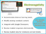 Self-Grading, Editable Digital Notebook:  Electronegativity