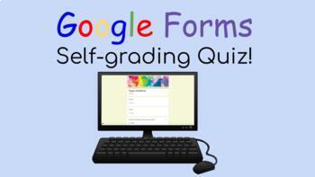 Preview of Self-Grading Google Forms Quiz! Polygon Classifications