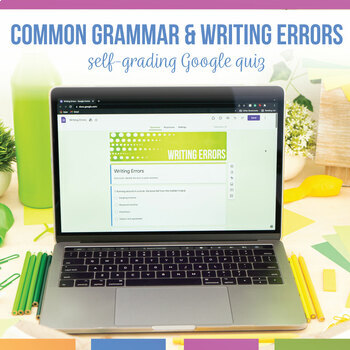 Preview of Self-Grading Grammar and Writing Errors Editable Quiz | Google Drive Activity