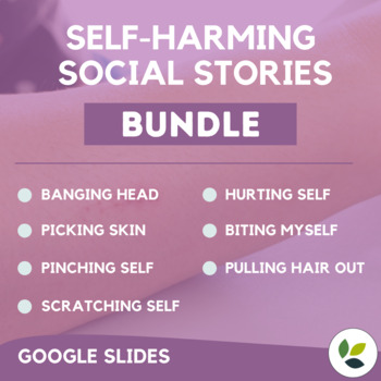 Preview of Self-Harming Behaviors - Social Stories Bundle