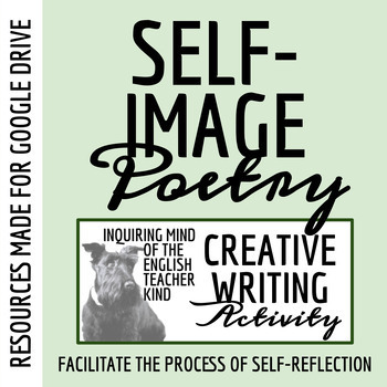 Preview of Self-Image Poem Template for High School Creative Writing (Google Drive)