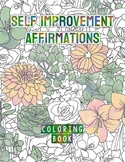 Self-Improvement Affirmations Coloring Book