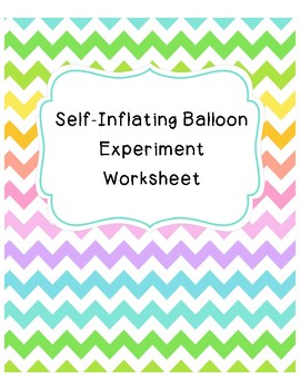 Self Inflating Balloon Data Chart