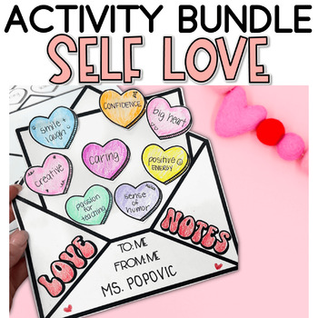 Preview of Self Love Activity Bundle for Valentine's Day & Social Emotional Learning