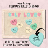 Self Love Affirmation Candy Hearts | Valentine's Day Febru