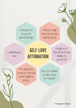 Self-love Affirmation Poster 