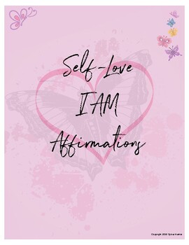 Preview of Self-Love Affirmations