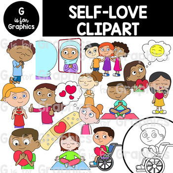 Preview of Self-Love Clipart