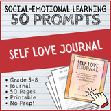 Self Love Journal - 50 Self Esteem Writing Prompts & Motiv