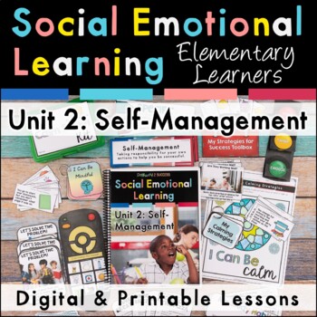 Preview of Self-Management Lessons & Activities for Elementary Social Emotional Learning