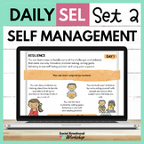 Self Management Activities & Lessons for Emotional Regulation - SEL Bundle 2