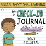 Self-Management Social Emotional Learning Daily Check-In J