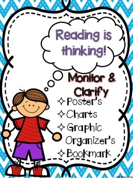 Monitor and Clarify: Reading is thinking! by Shahna Ahmed | TpT