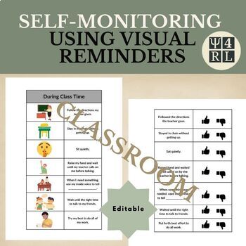 Preview of Self-Monitoring Using Visual Reminders - Classroom