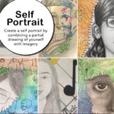 Self Portrait Art Project for Middle or High School Art - 