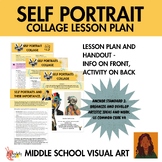 Self Portrait Collage Lesson - High school Visual Arts