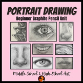 Portrait Drawing Graphite Pencil Unit Middle School Art Hi