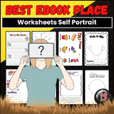 Self Portrait First Day of School  Face Template Worksheets