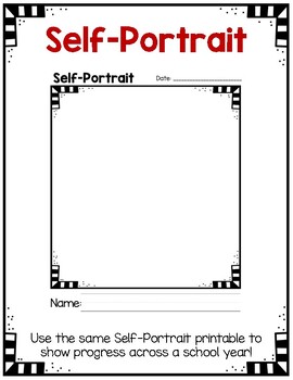 Preview of Self-Portrait Printable