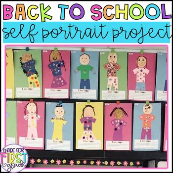 Preview of Self Portrait Project: Back to School Craft: Back to School Activity