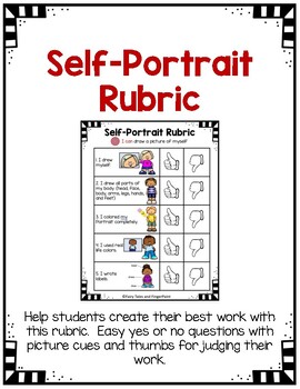 Preview of Self-Portrait Rubric