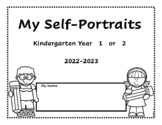Self-Portraits Through the Year Book - Kindergarten or Grade 1