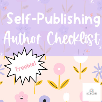 Preview of Self-Publishing Author Checklist | FREEBIE!