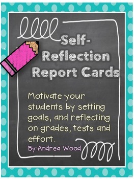 Preview of Self Reflection Report Card