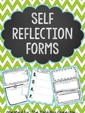 Self Reflection Sheets for SLP's and Educators