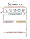 Self Reflection Template: Reflecting as a Reader and Writer