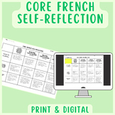 Self-Reflection for Middle-Secondary School Core French
