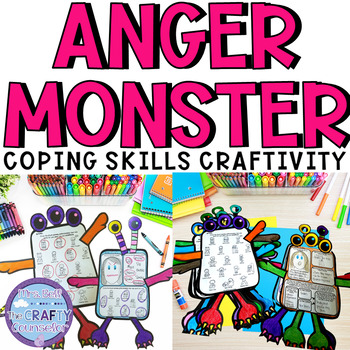 Preview of Anger Management, Self Control, Coping Skills & Calming Strategy Activities