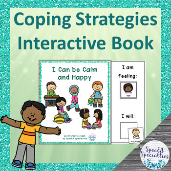 Preview of Self-Regulation Calming Strategies Interactive Book and Choice Boards