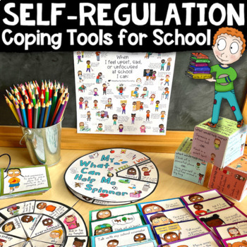 Preview of Self-Regulation Coping Strategies for Classroom Management Calm Corner Tool 