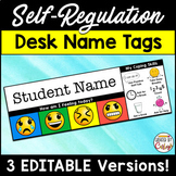 Self Regulation Editable Name Tags / Desk Plates