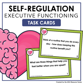 Preview of Self-Regulation | Executive Functioning Skills Task Cards