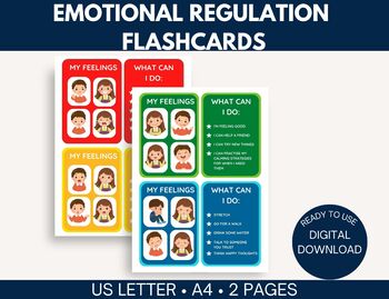 Preview of Self-Regulation Flashcards, Understanding Your Zones, Calming Corner Tools