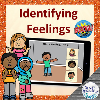 Preview of Self-Regulation Identify Feelings and Emotions BOOM Cards™