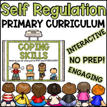 Preview of Self-Regulation Activities for K-2nd With Self-Regulation Worksheets