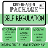 Self-Regulation Ontario FDK Lesson Plan/Reporting/Activity