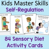 Self-Regulation Sensory Diet Activity Cards