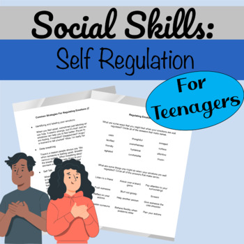 Preview of Social Skills: Self-Regulation For Teenagers
