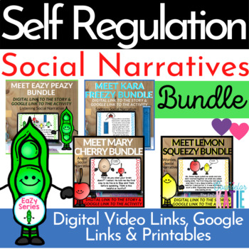 Preview of Self Regulation Social Stories - Identifying Feelings - Digital
