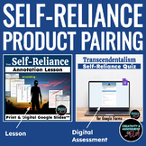 Self Reliance Product Pairing BUNDLE | Annotation Lesson &