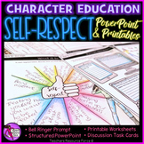 Self-Respect Character Education Social Emotional Learning